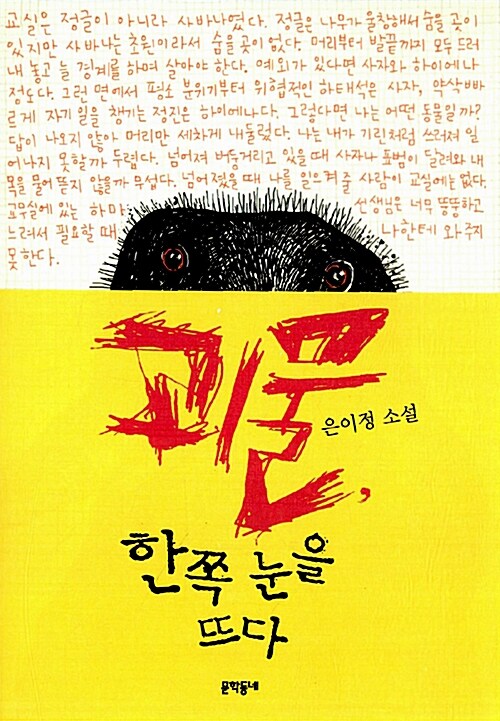 괴물, 한쪽 눈을 뜨다  표지