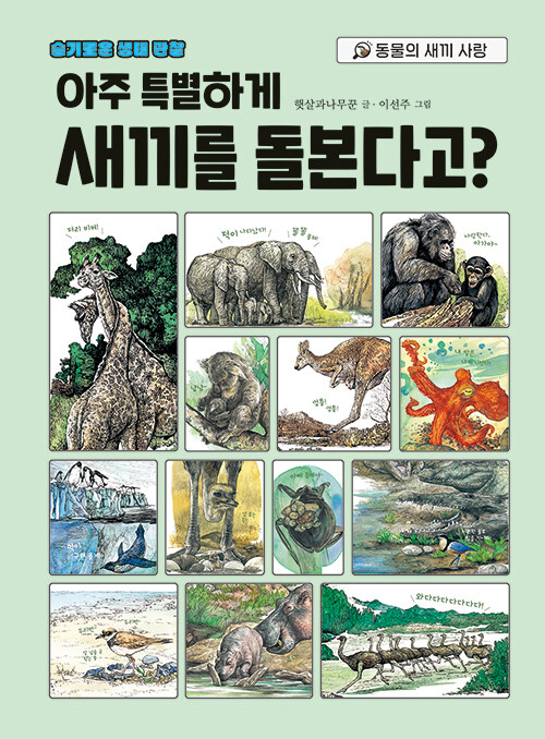 아주 특별하게 새끼를 돌본다고?  표지