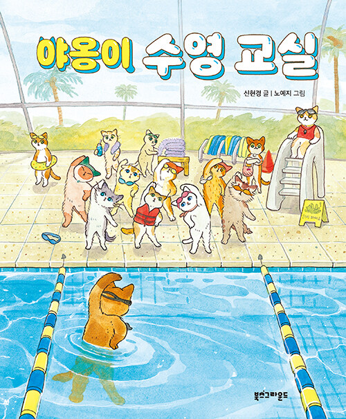 야옹이 수영 교실 표지