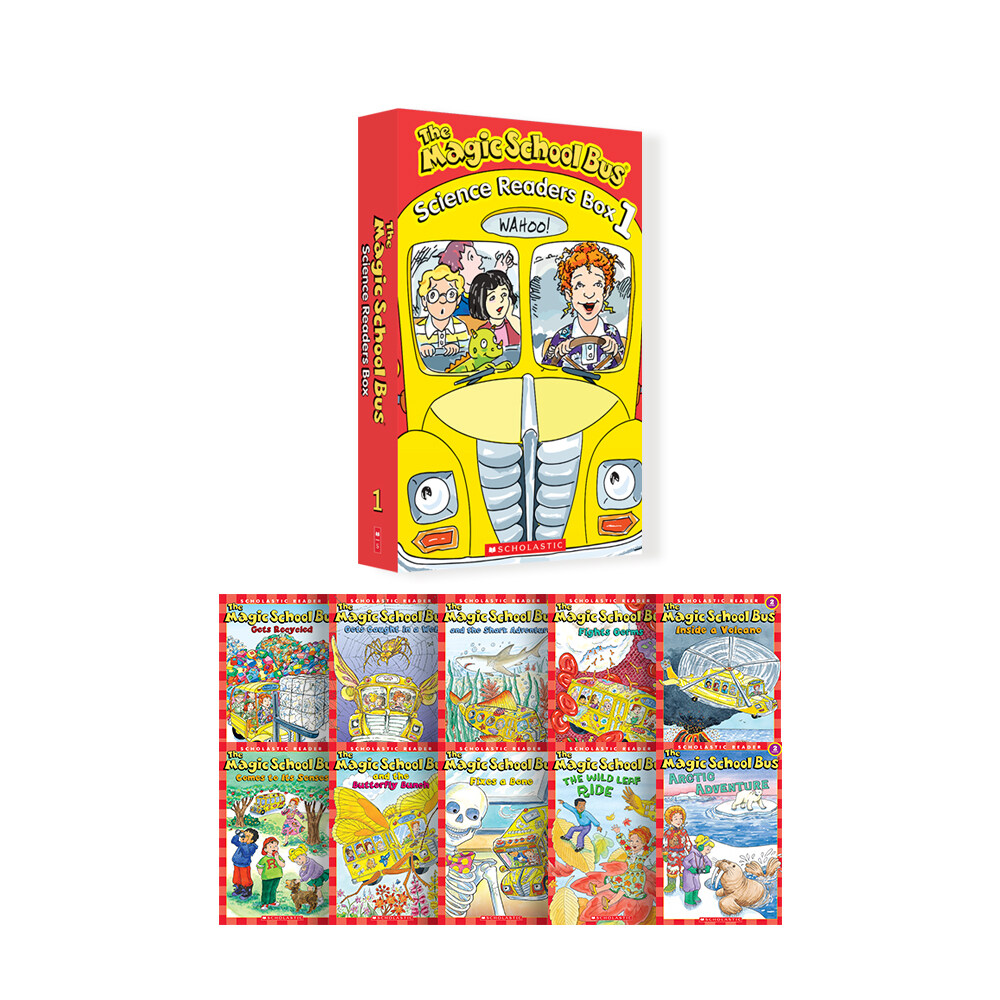 The Magic School Bus : Science Readers Box #1 (Paperback 10권+QR code) - 매직스쿨버스 과학 리더스 세트 표지