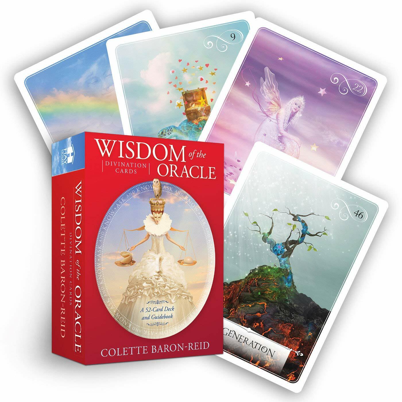 Wisdom of the Oracle Divination Cards: Ask and Know (52-Card Deck and Guidebook) 표지