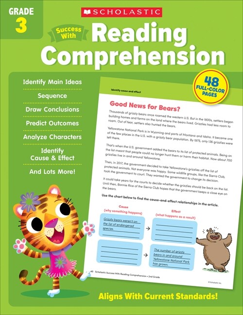 Scholastic Success with Reading Comprehension Grade 3 Workbook (Paperback) 표지
