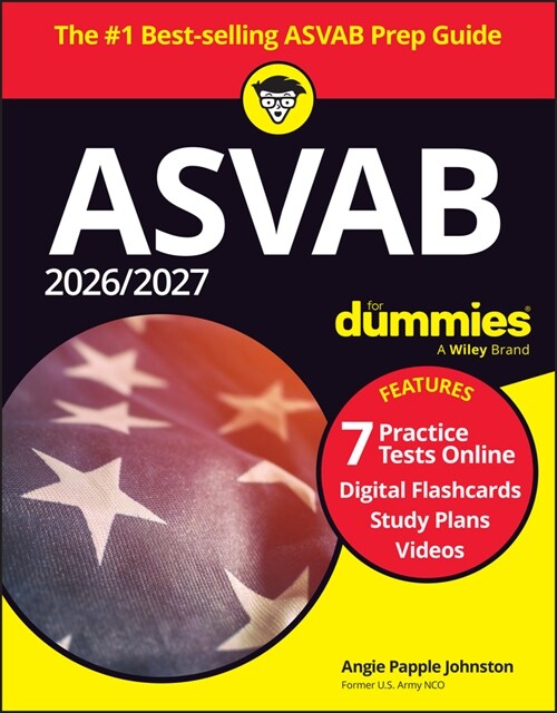 2026/2027 ASVAB for Dummies: Book + 7 Practice Tests, Flashcards, and Videos Online (Paperback, 15) 표지