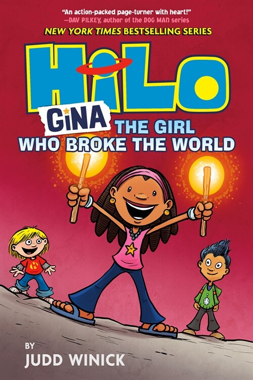 Hilo Book 7: Gina---The Girl Who Broke the World: (A Graphic Novel) (Hardcover) 표지