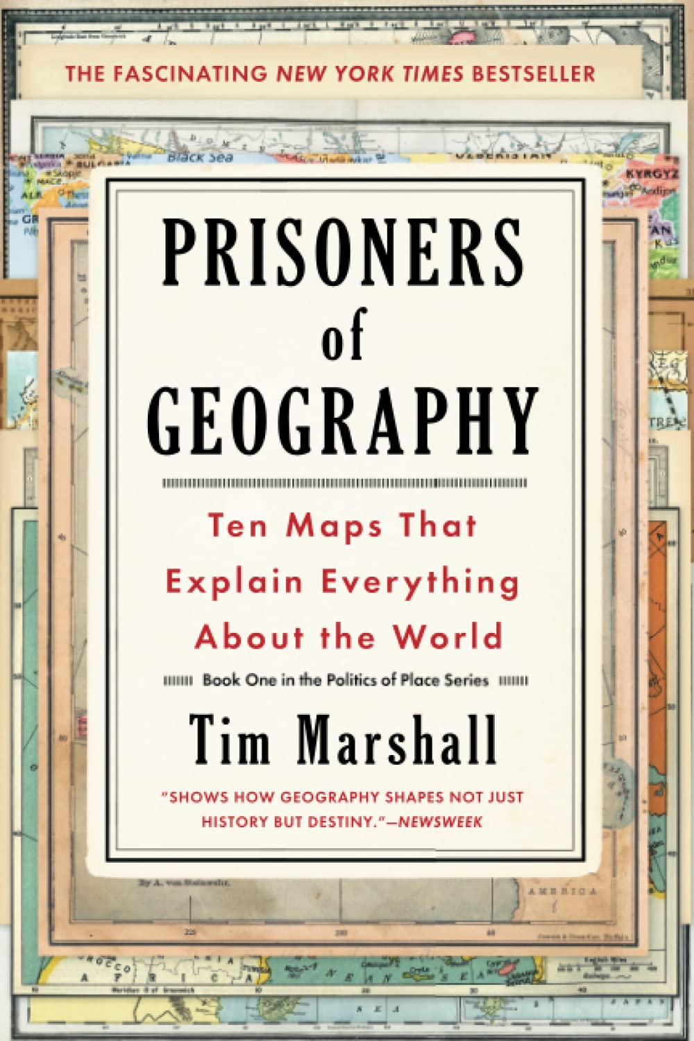 Prisoners of Geography: Ten Maps That Explain Everything about the World (Paperback) - '지리의 힘' 원서 표지