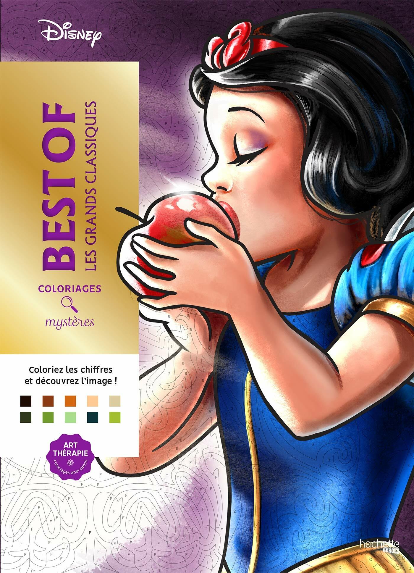 Coloriages mysteres Grands classiques Disney Best of (Paperback, Illustrated) 표지