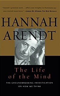 Life of the Mind: One/Thinking, Two/Willing (Paperback) 표지