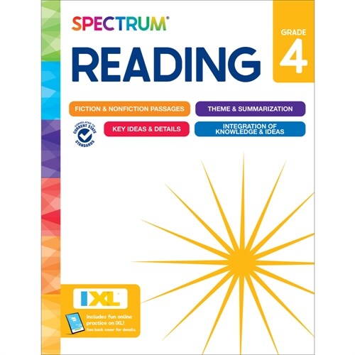 Spectrum Reading Workbook, Grade 4 (Paperback) 표지