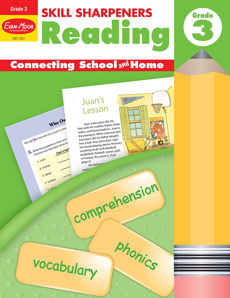 [Evan-Moor] Skill Sharpeners Reading Grade 3 SB (QR ver.) 표지