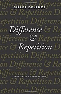 Difference and Repetition (Paperback) 표지
