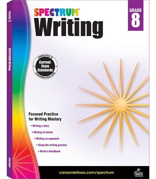 Spectrum Writing, Grade 8: Volume 42 (Paperback) 표지