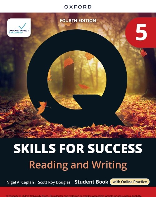 Q Reading and Writing 5 (Student Book with Online Practice, 4th Edition) 표지