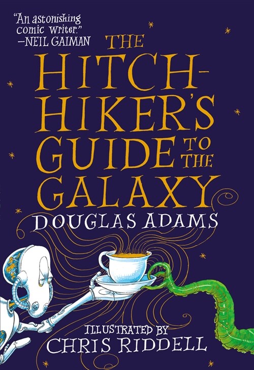 The Hitchhiker's Guide to the Galaxy: The Illustrated Edition (Hardcover) - 『은하수 여행자를 위한 안내서』원서 일러스트 에디션 표지