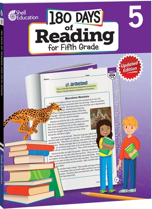 180 Days(r) Reading for Fifth Grade, 2nd Edition: Practice, Assess, Diagnose (Paperback, 2) 표지