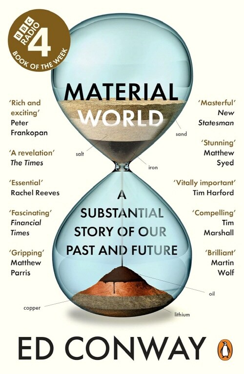 Material World : A Substantial Story of Our Past and Future (Paperback) - 『물질의 세계 - 6가지 물질이 그려내는 인류 문명의 대서사시』원서 표지