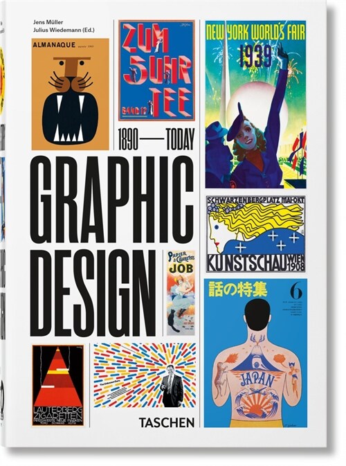 The History of Graphic Design. 45th Ed. by Jens Muller (Hardcover) 표지