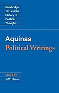 Aquinas: Political Writings (Paperback) 표지