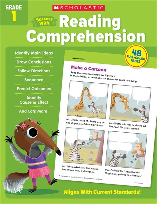 Scholastic Success with Reading Comprehension Grade 1 Workbook (Paperback) 표지