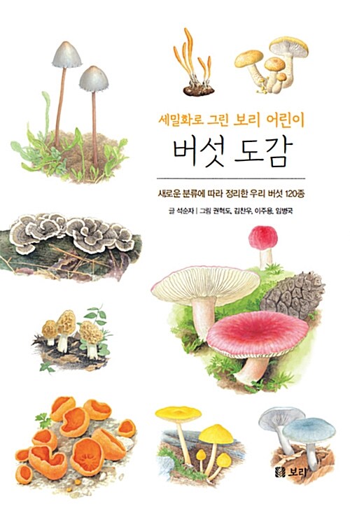 세밀화로 그린 보리 어린이 버섯 도감 표지