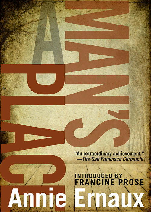 A Man's Place (Paperback) - 2022년 노벨문학상 수상 『남자의 자리』영문판 표지