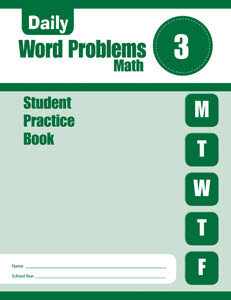 [Evan-Moor] Daily Word Problems Math Grade 3 : Student Book (Paperback, 2019) 표지