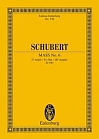 Mass No. 6, D. 950: In E-Flat Major (Paperback) 표지