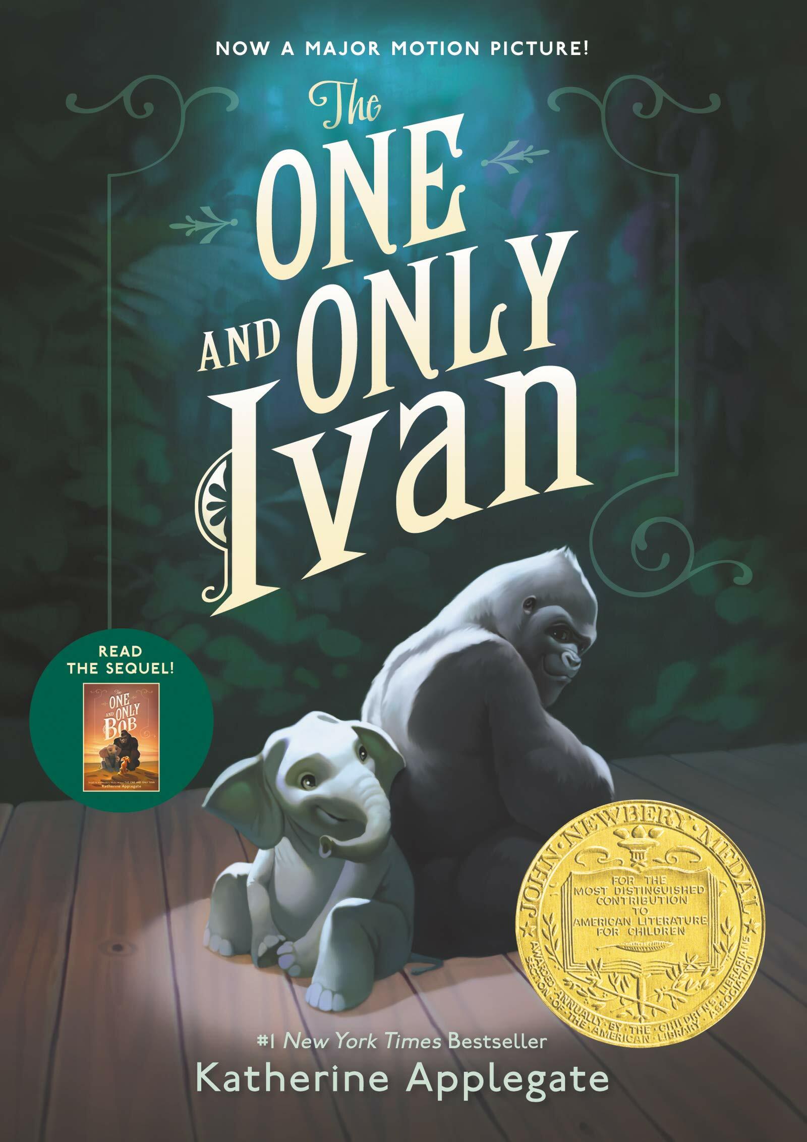 The One and Only Ivan (Paperback, Reprint) - 『세상에서 단 하나뿐인 아이반』 원서, 2013 Newbery 표지