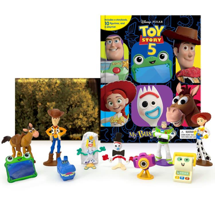 Disney Toy Story 5 My Busy Books (Board Book + 피규어 10개 + 플레이매트) - 디즈니 픽사 토이스토리 5 비지북 표지