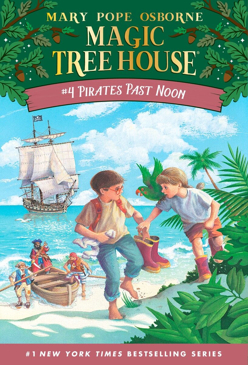 Magic Tree House #4 : Pirates Past Noon (Paperback) 표지