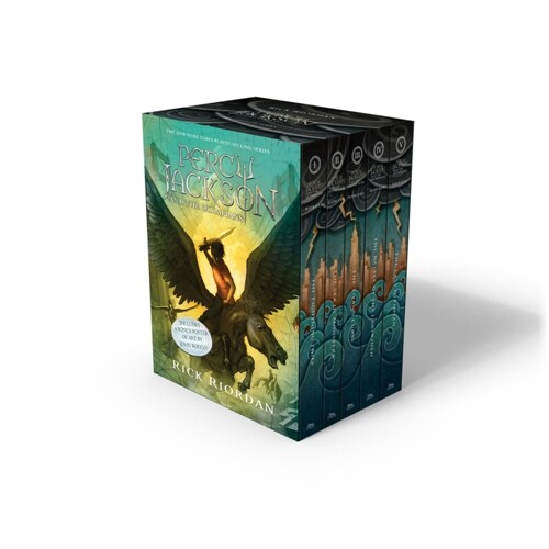 Percy Jackson and the Olympians 5 Book Paperback Boxed Set (W/Poster) (Boxed Set) 표지
