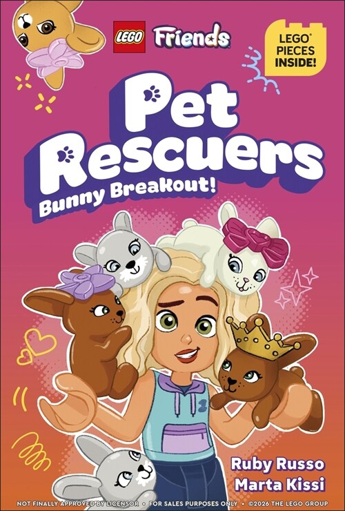 LEGO Friends Pet Rescuers Bunny Breakout! (Hardcover) 표지
