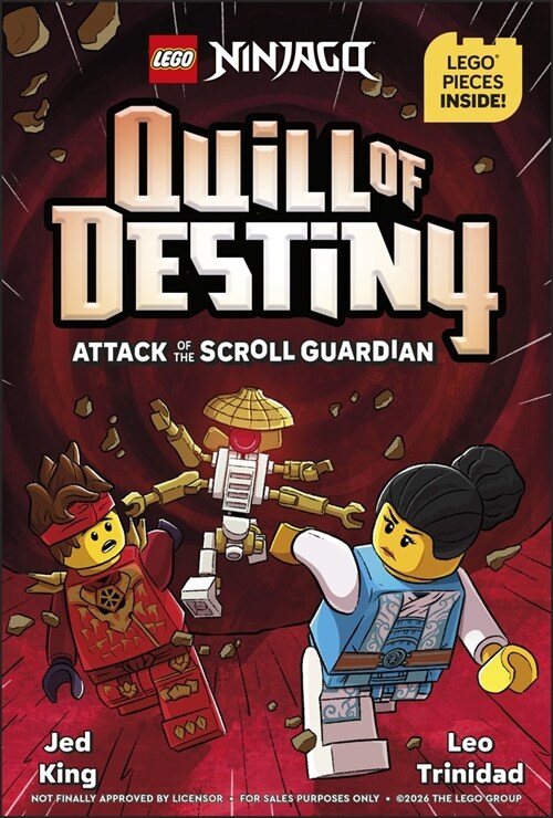LEGO NINJAGO Quill of Destiny Attack of the Scroll Guardian (Hardcover) 표지