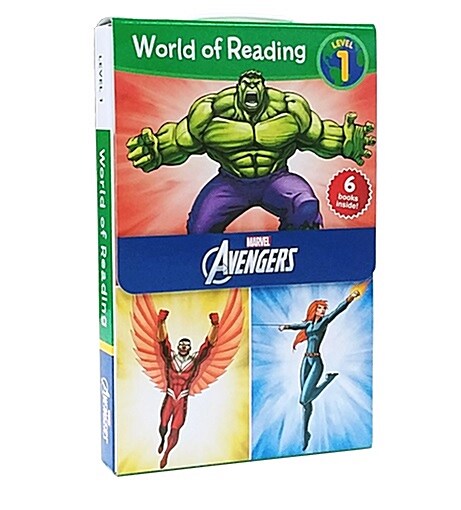 World of Reading Boxed Set Level 1 : Avengers (Paperback 6권) - 월드 오브 리딩 6종 세트 레벨 1 : 마블 어벤져스 표지