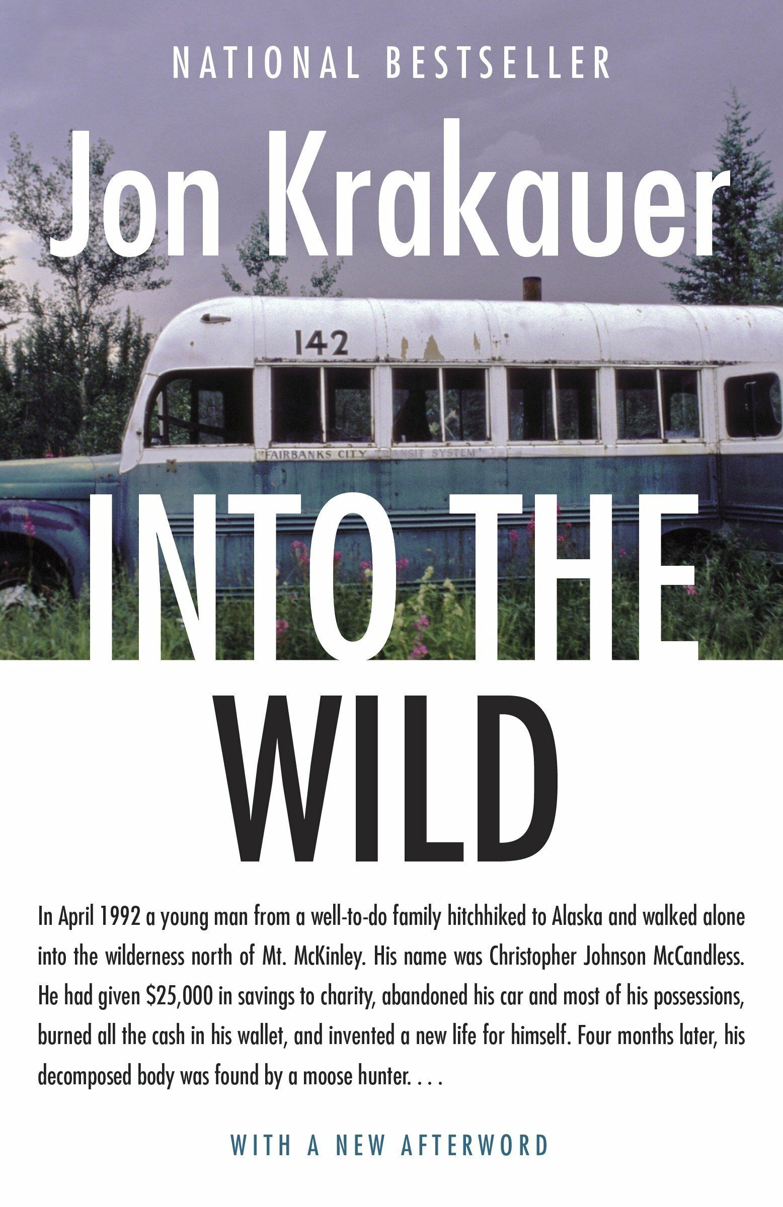 Into the Wild (Paperback) - 『야생 속으로 - 홀로 그 땅을 걸어』원서 표지